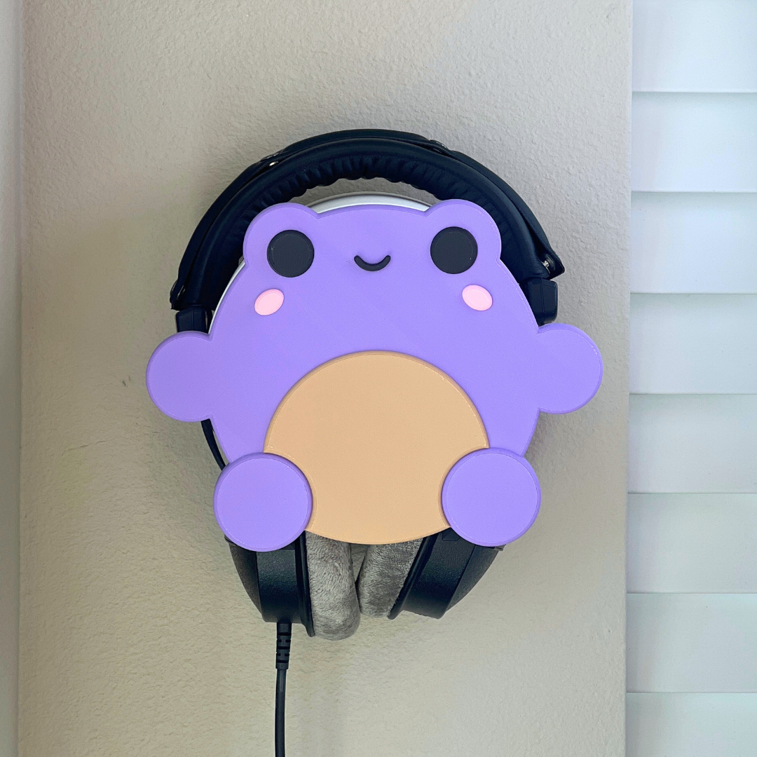 Starter Pack Mushroom Frog Headphone Holder