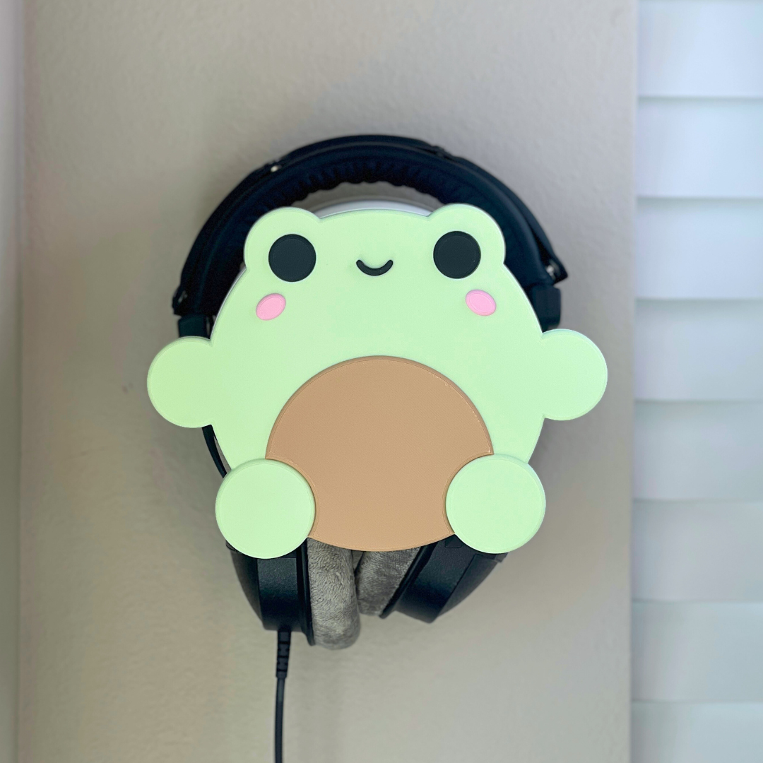 Starter Pack Mushroom Frog Headphone Holder
