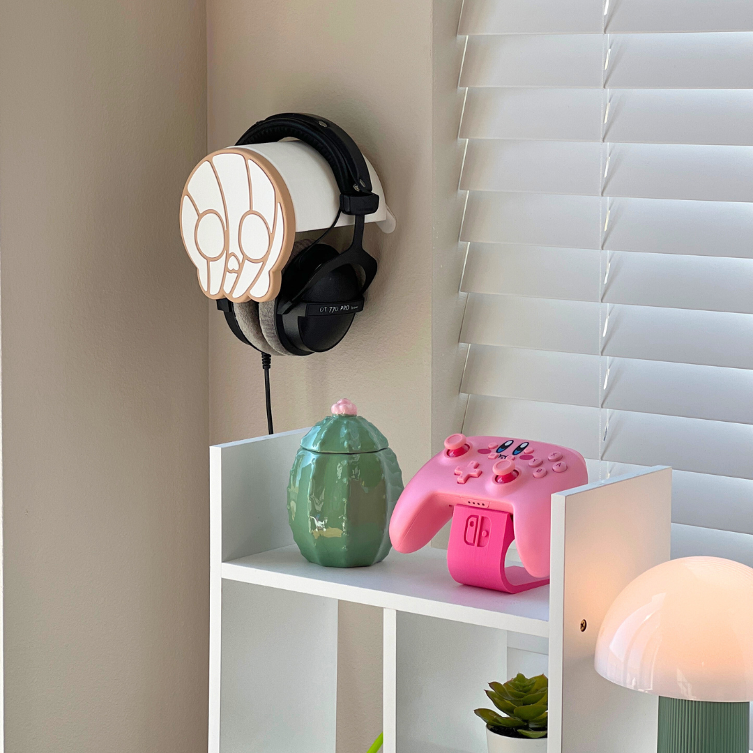 Starter Pack Skull Concha Headphone Holder (2nd Chance- small flaws or defects on print)