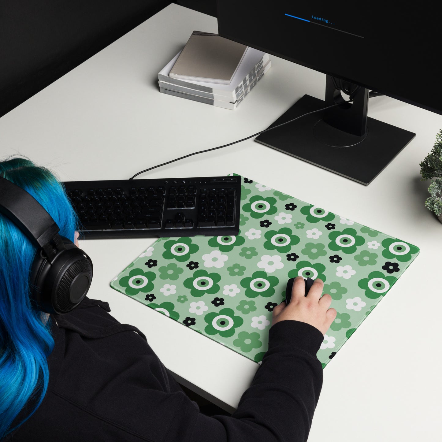 Green Ojo (Evil Eye) Desk Mat