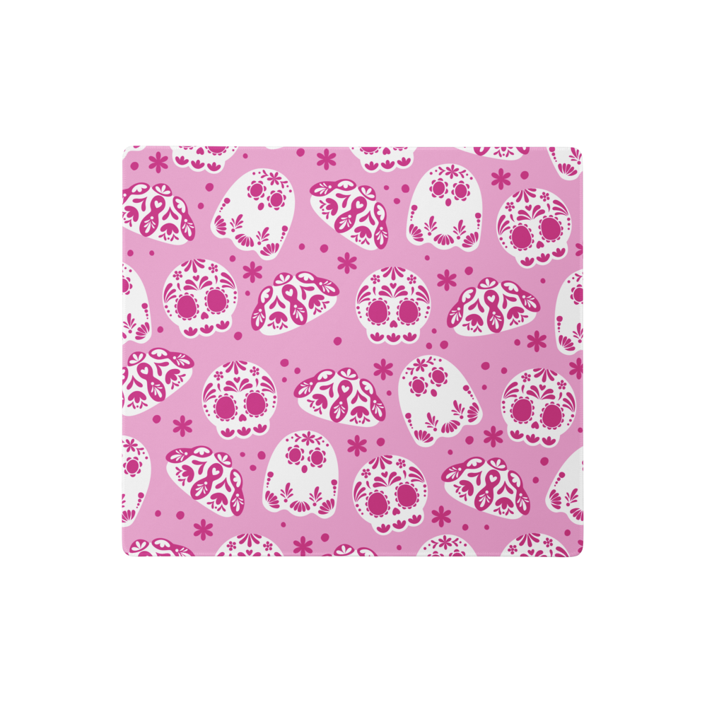 Day of the Dead Pink Desk Mat