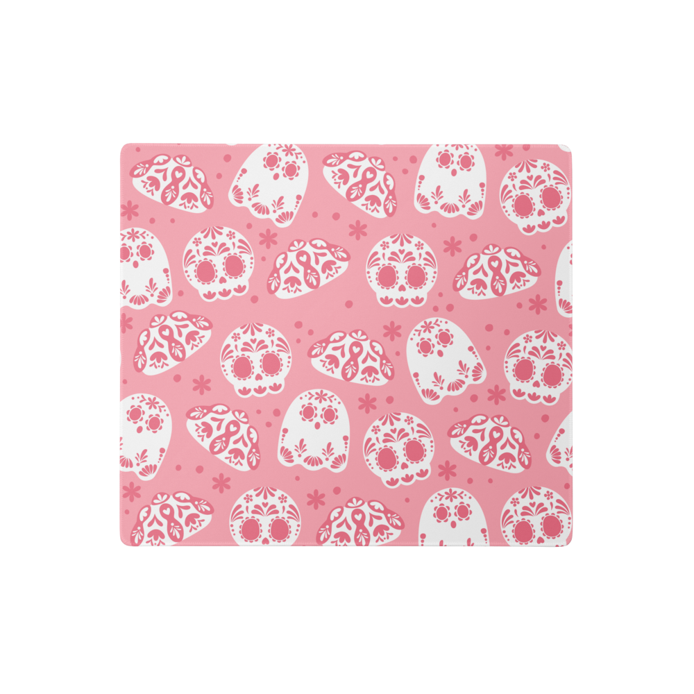 Day of the Dead Light Pink Desk Mat