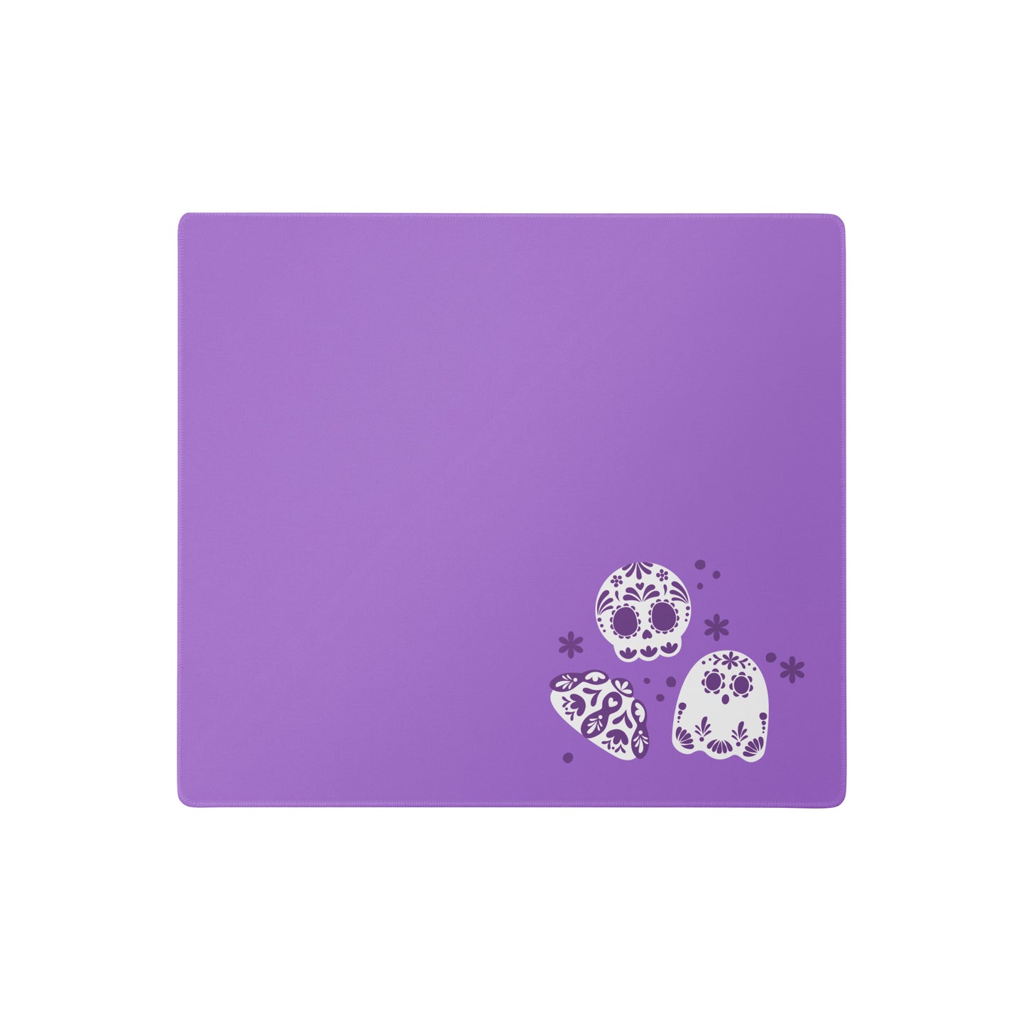 Day of the Dead Purple Simple Desk Mat