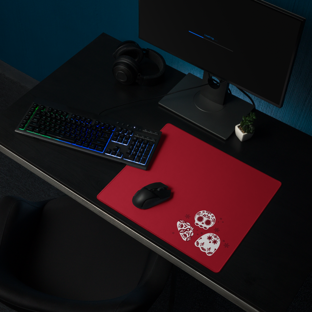 Day of the Dead Wine Simple Desk Mat