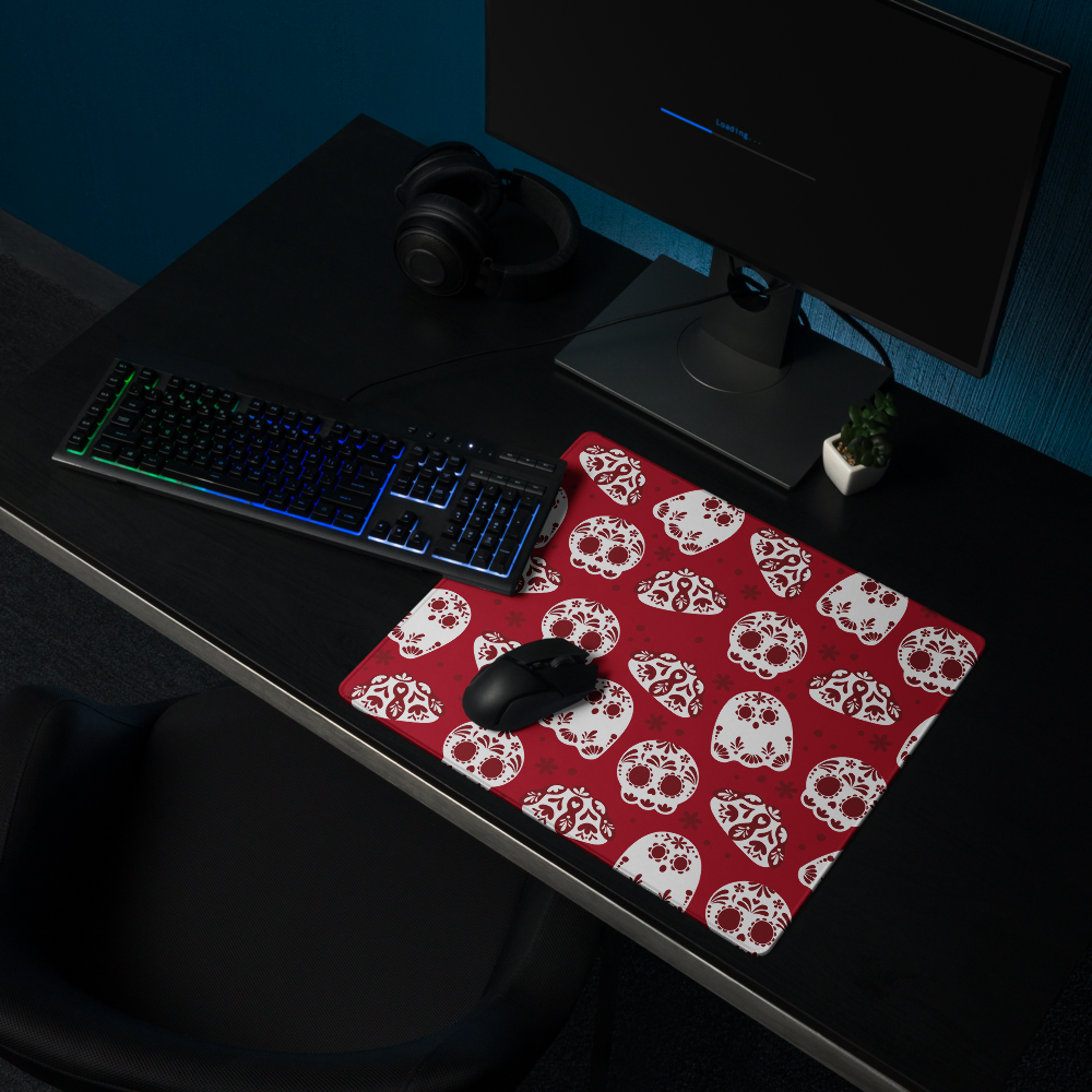 Day of the Dead Wine Desk Mat