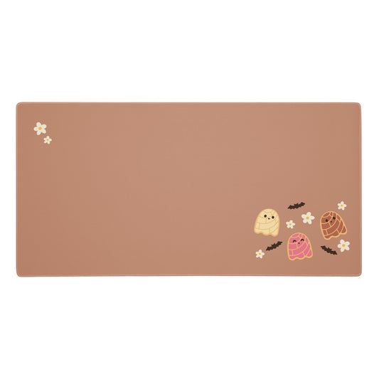 Concha Ghost Brown Simple Desk Mat