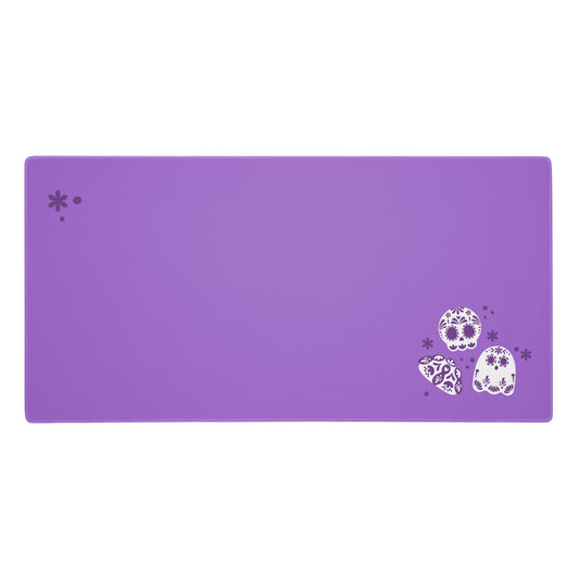 Day of the Dead Purple Simple Desk Mat