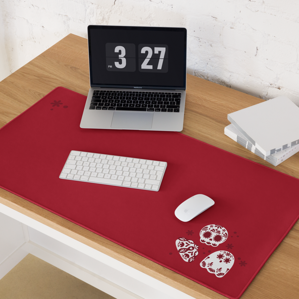 Day of the Dead Wine Simple Desk Mat