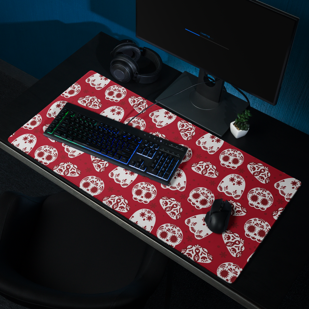Day of the Dead Wine Desk Mat
