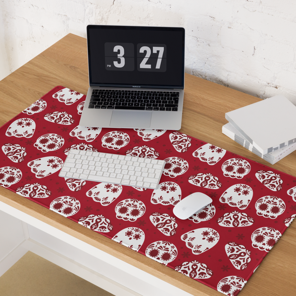 Day of the Dead Wine Desk Mat
