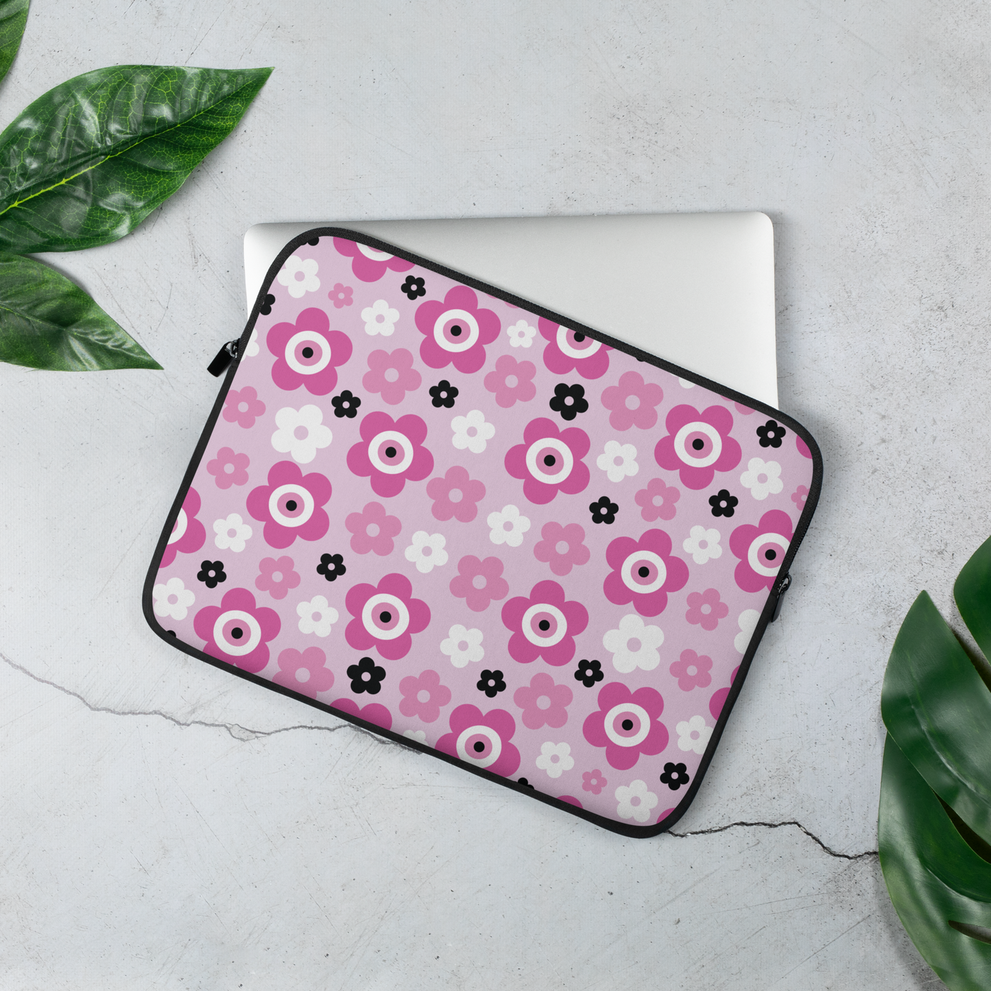 Pink Ojo (Evil Eye) Laptop & iPad Sleeve