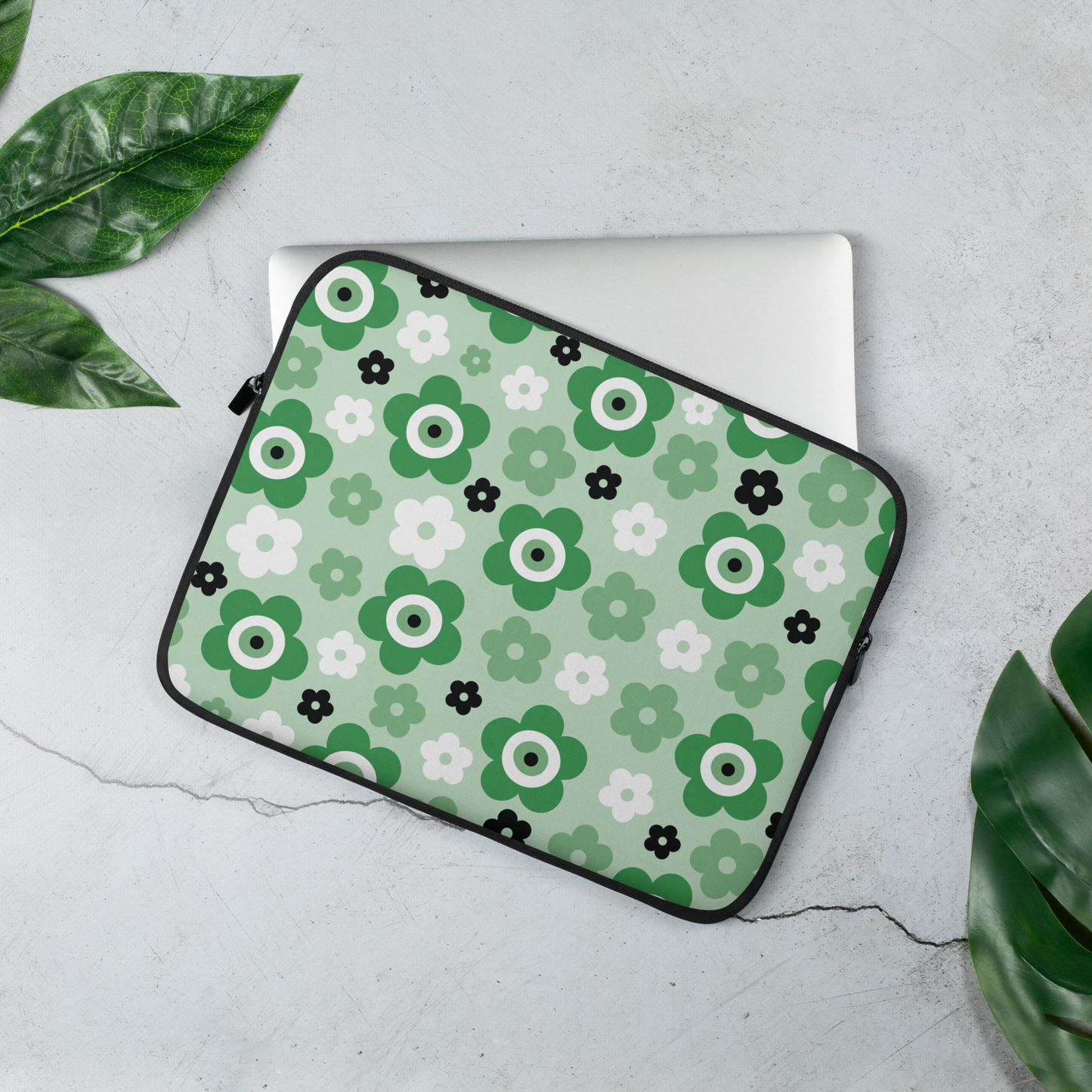 Green Ojo (Evil Eye) Laptop & iPad Sleeve