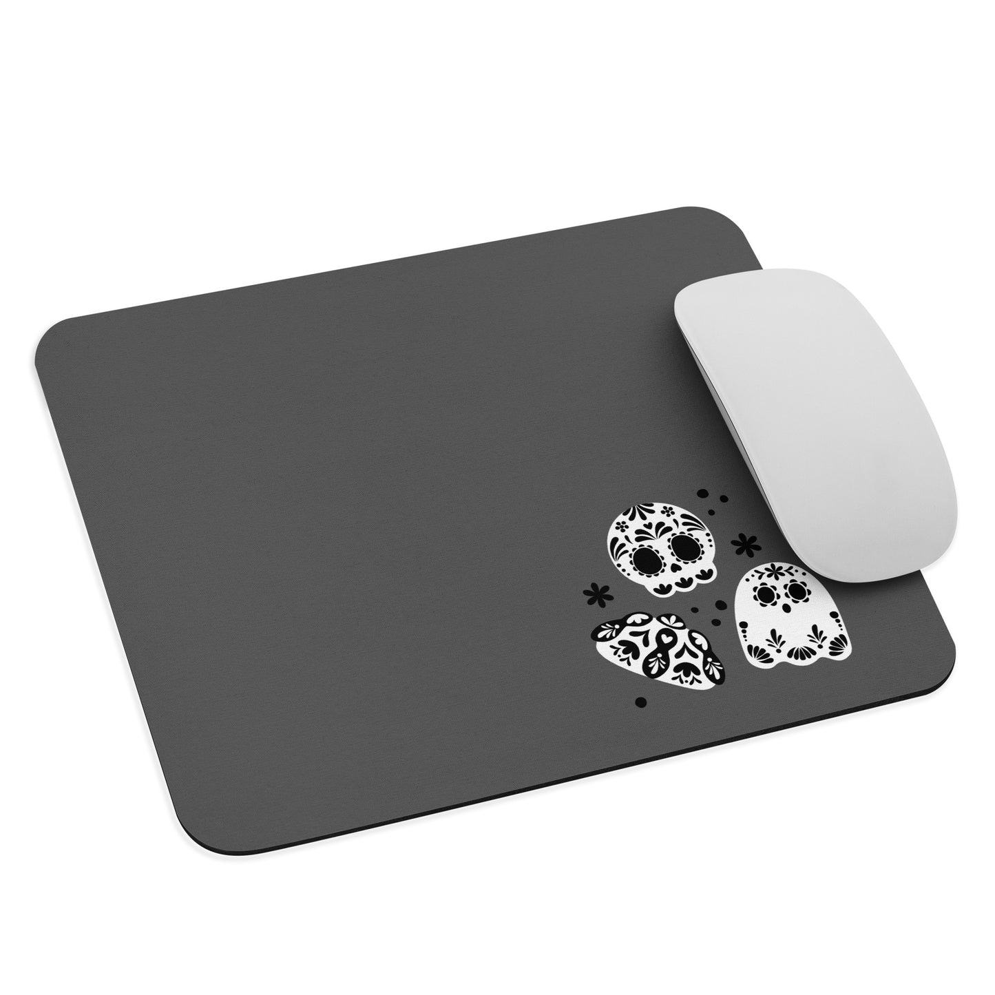 Day of the Dead Black Simple Office Mouse Pad (8.7"x7.1")