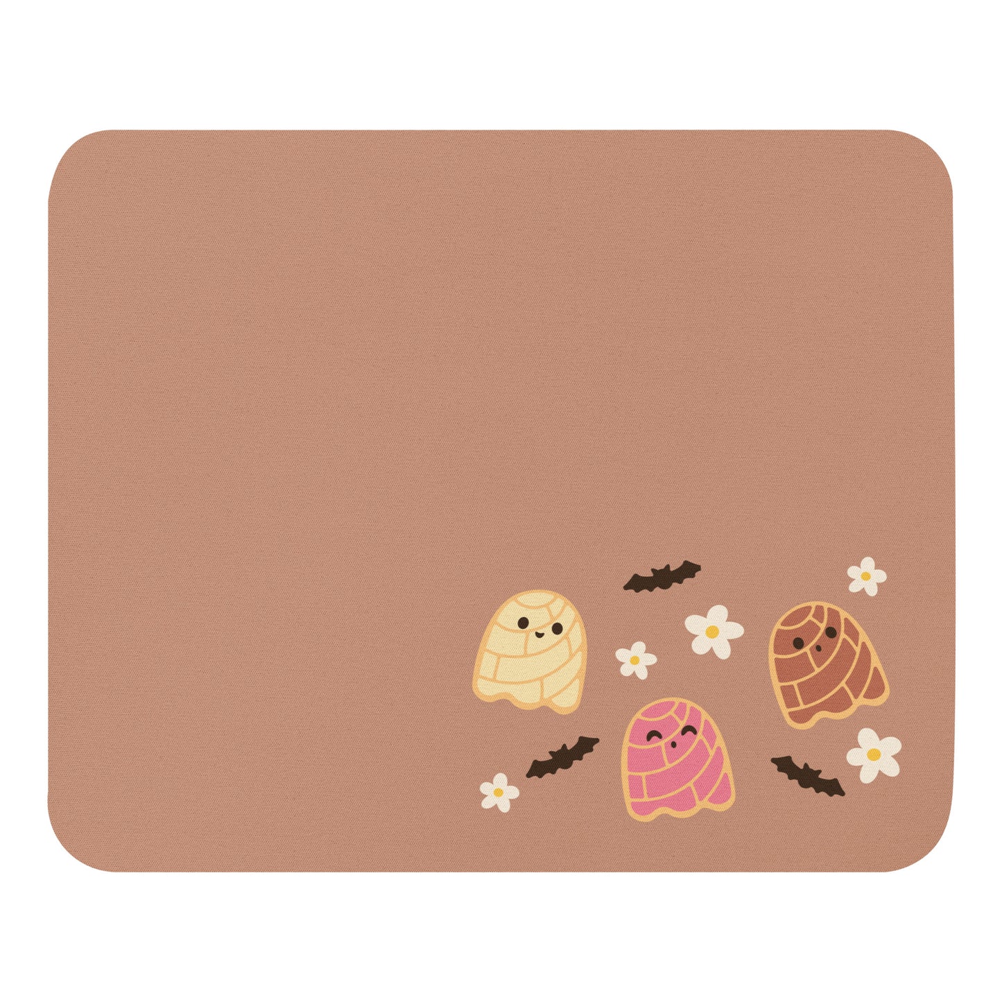 Concha Ghost Brown Simple Small Office Mouse Pad (8.7"x7.1")