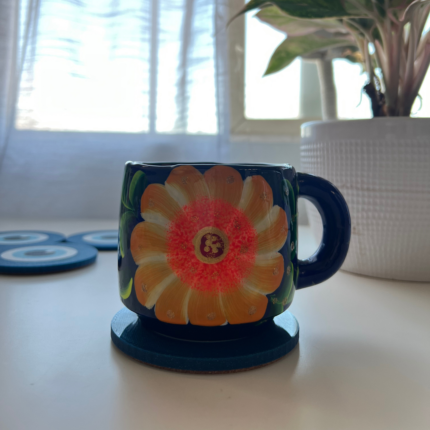 Ojo (Evil Eye) Coaster