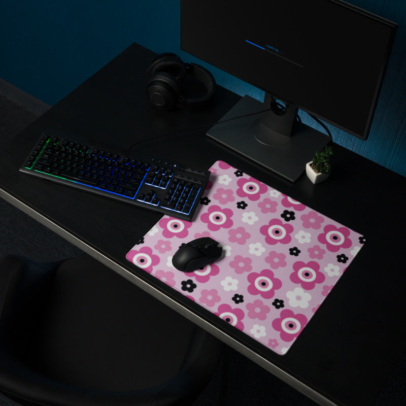 Pink Ojo (Evil Eye) Desk Mat