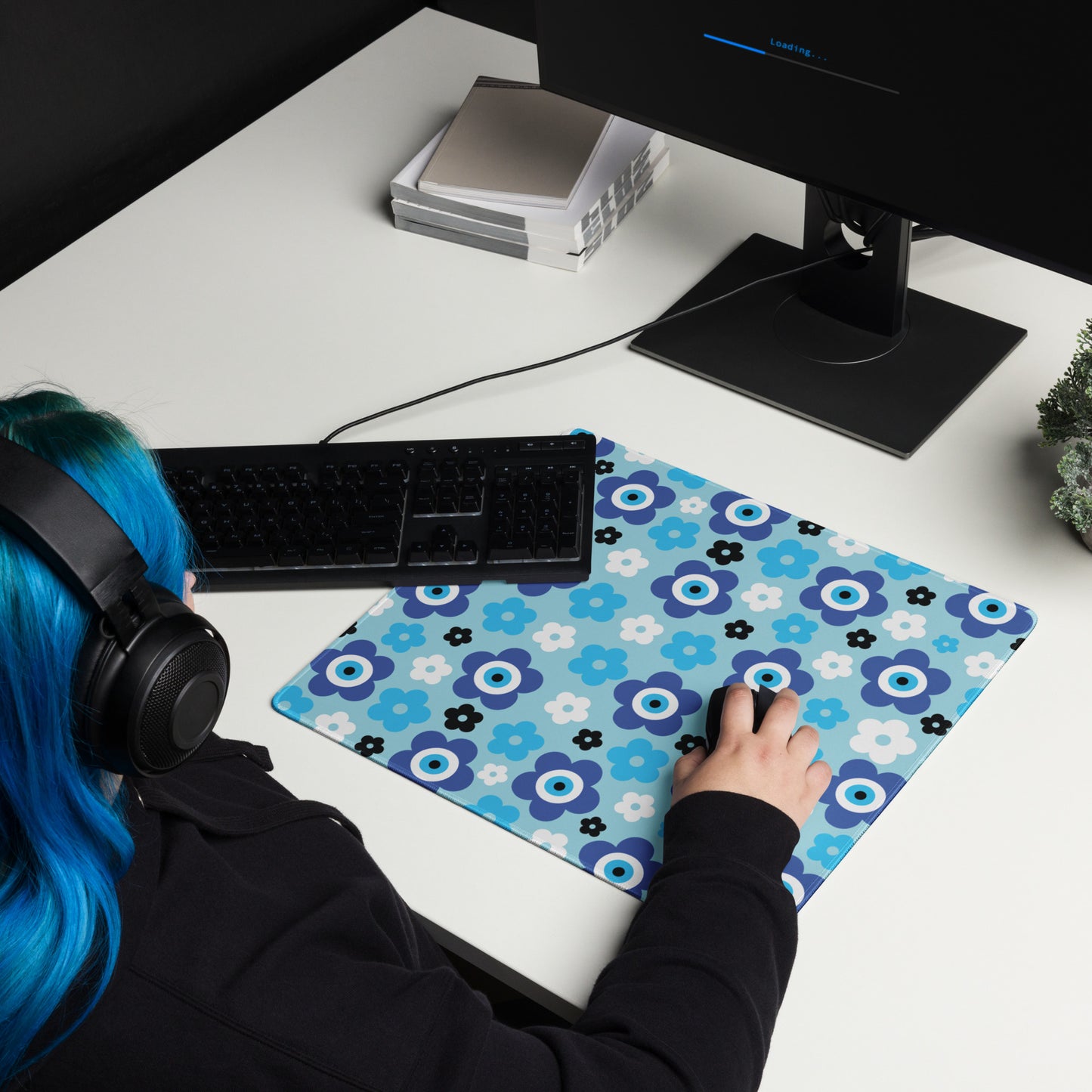 Blue Ojo (Evil Eye) Desk Mat