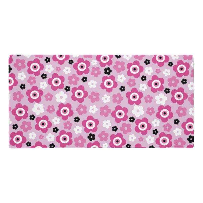 Pink Ojo (Evil Eye) Desk Mat