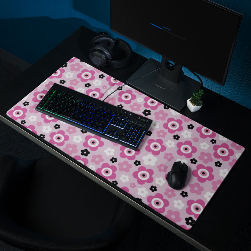 Pink Ojo (Evil Eye) Desk Mat