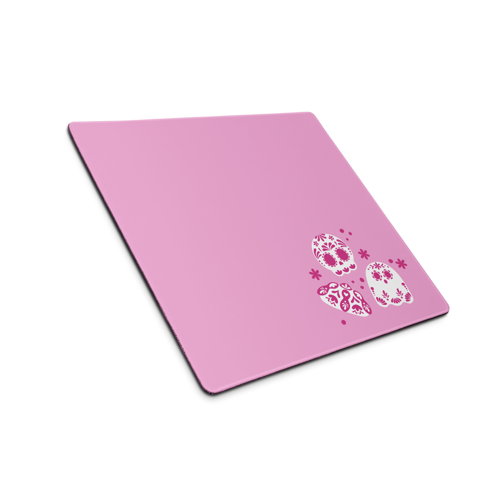 Day of the Dead Pink Simple Desk Mat