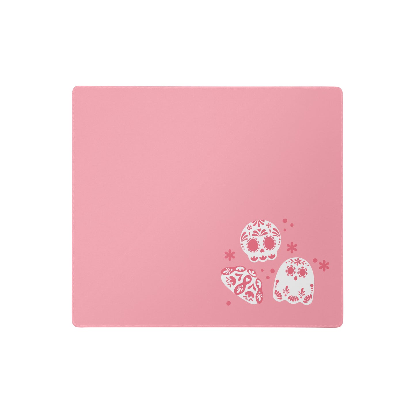 Day of the Dead Light Pink Simple Deak Mat