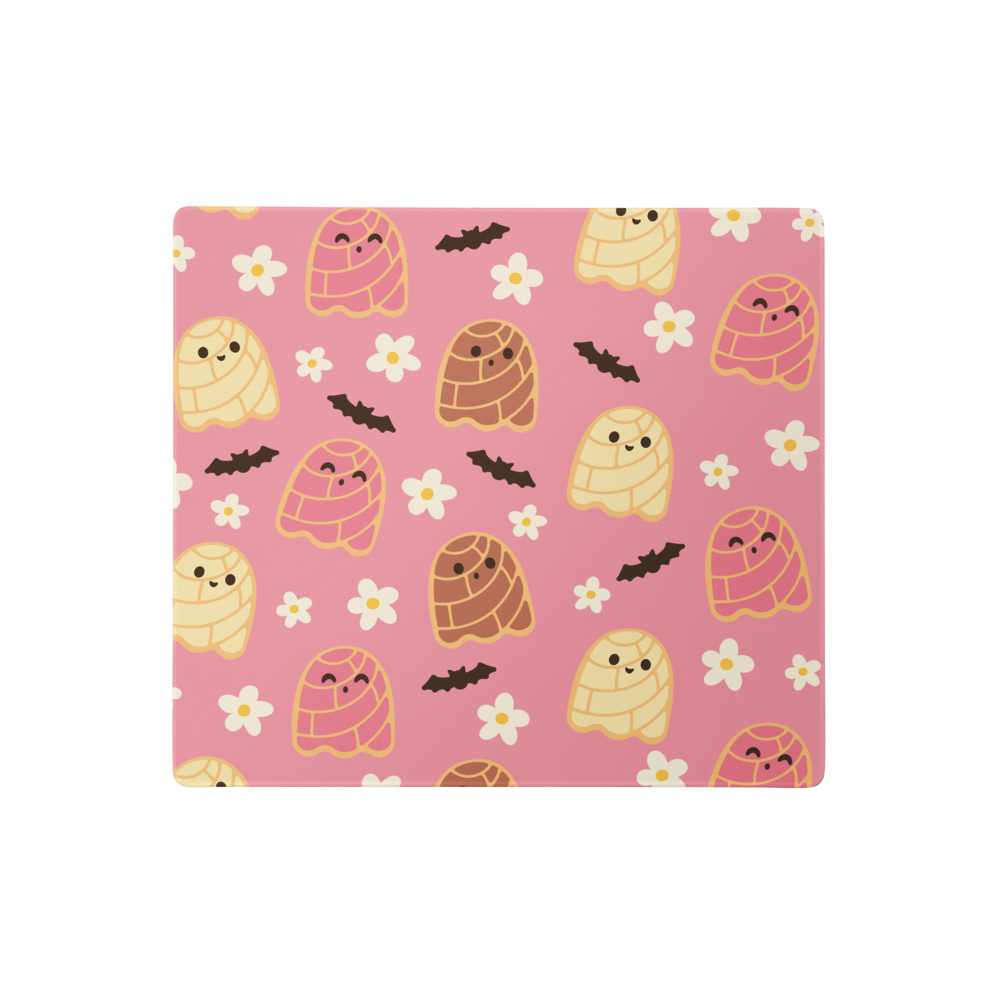 Concha Ghosts Pink Desk Mat