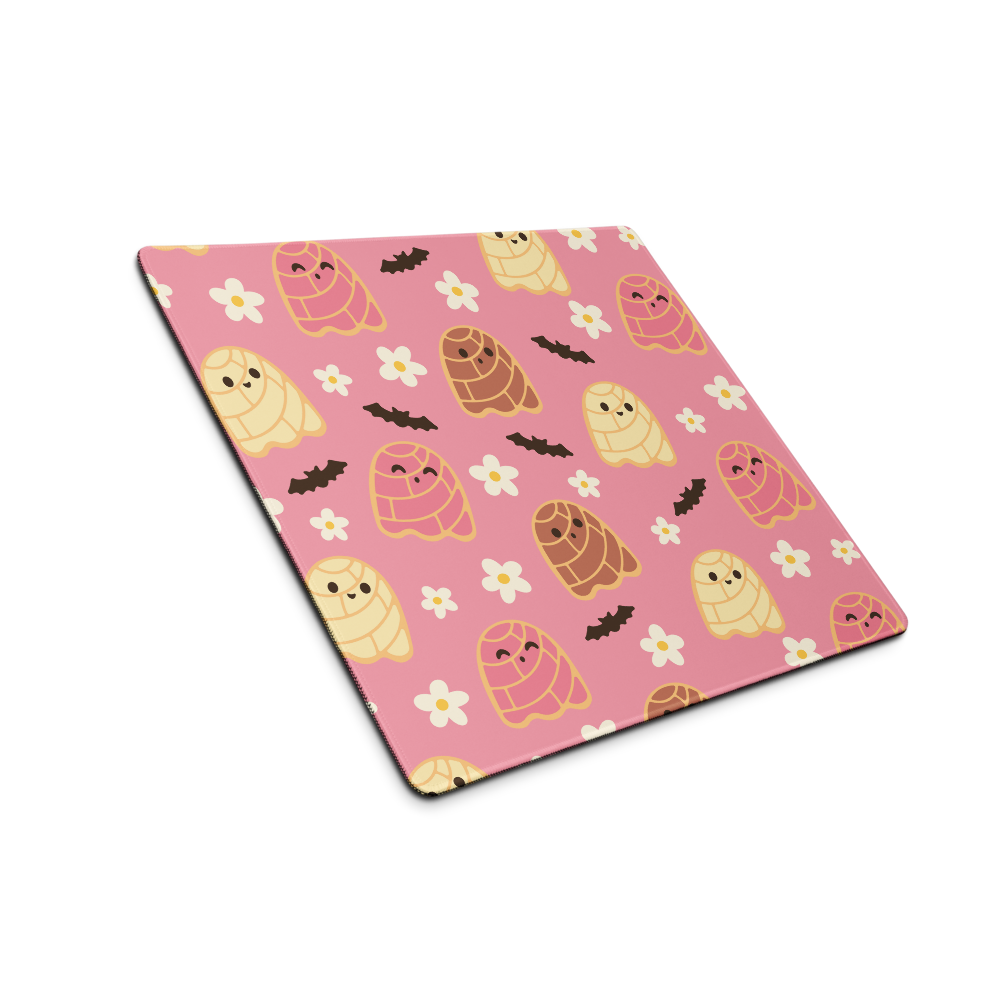 Concha Ghosts Pink Desk Mat