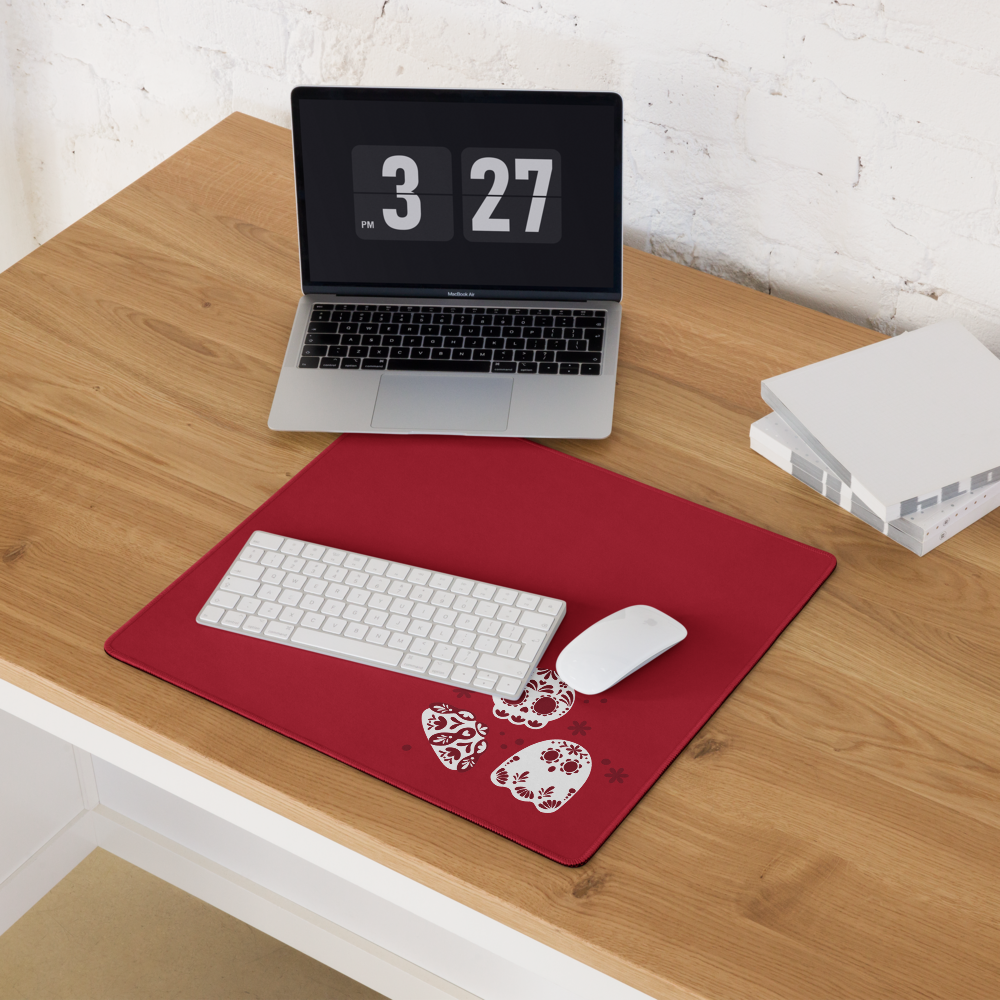 Day of the Dead Wine Simple Desk Mat