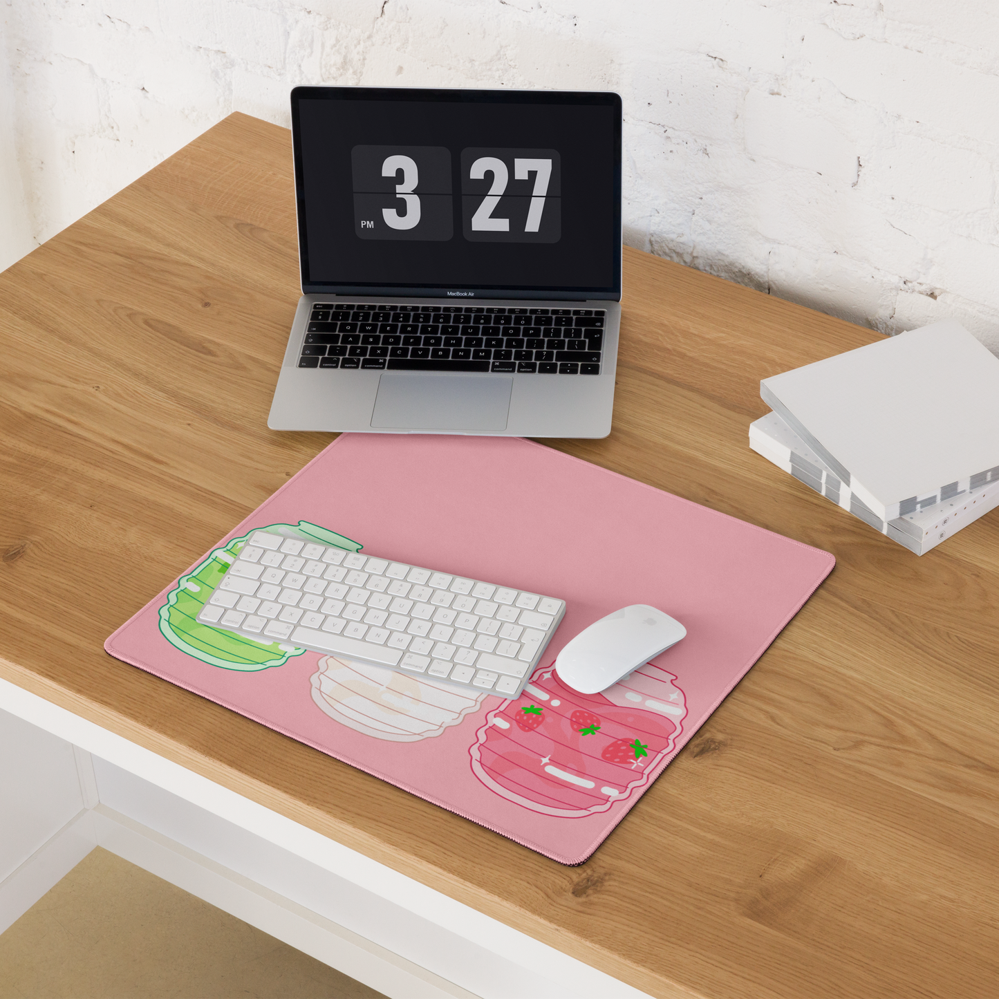 Aguas Frescas Desk Mat Pink