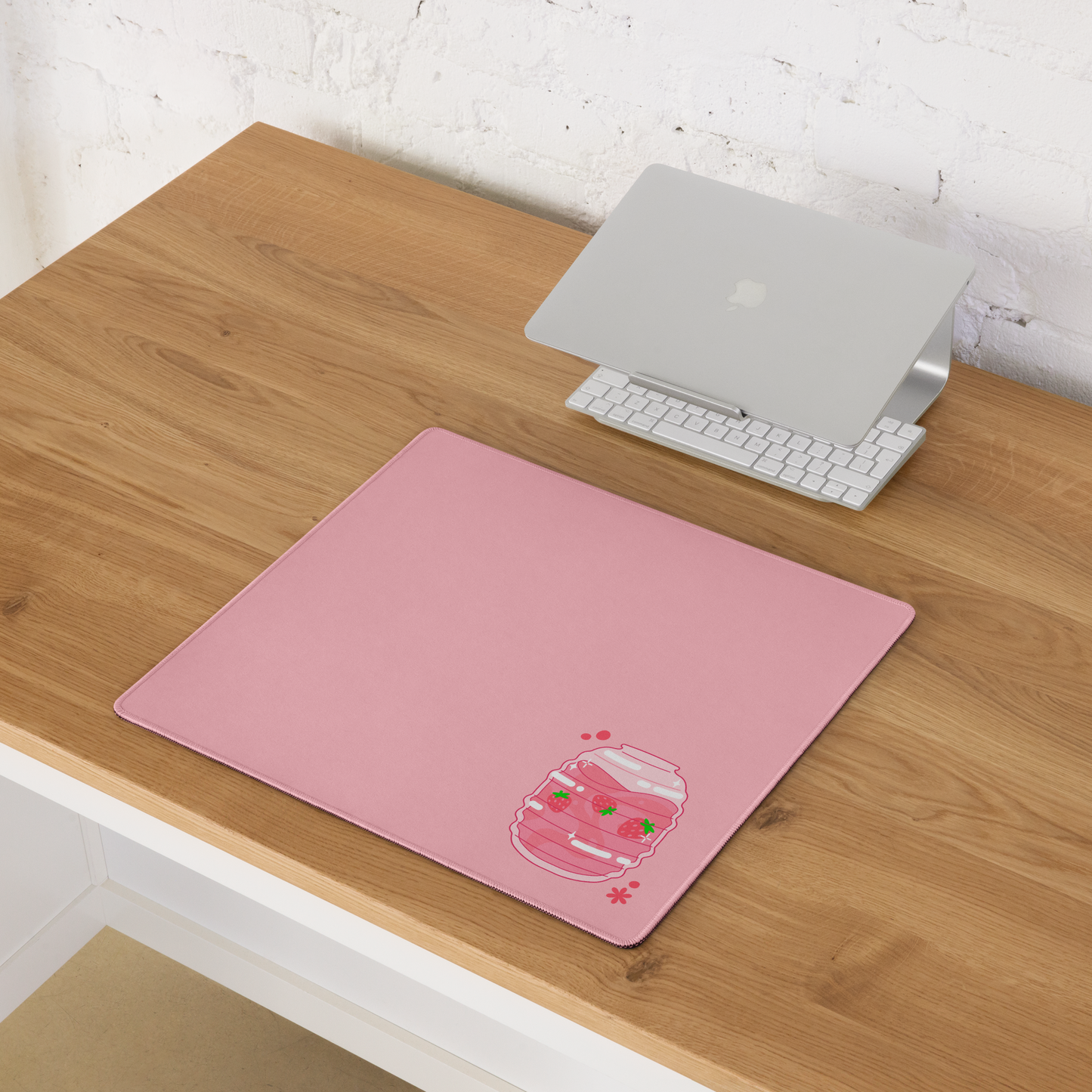 Strawberry Agua Fresca Desk Mat