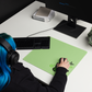 Green Butterfly Desk Mat