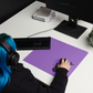 Purple Butterfly Desk Mat