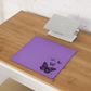 Purple Butterfly Desk Mat