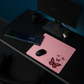 Light Pink Butterfly Desk Mat