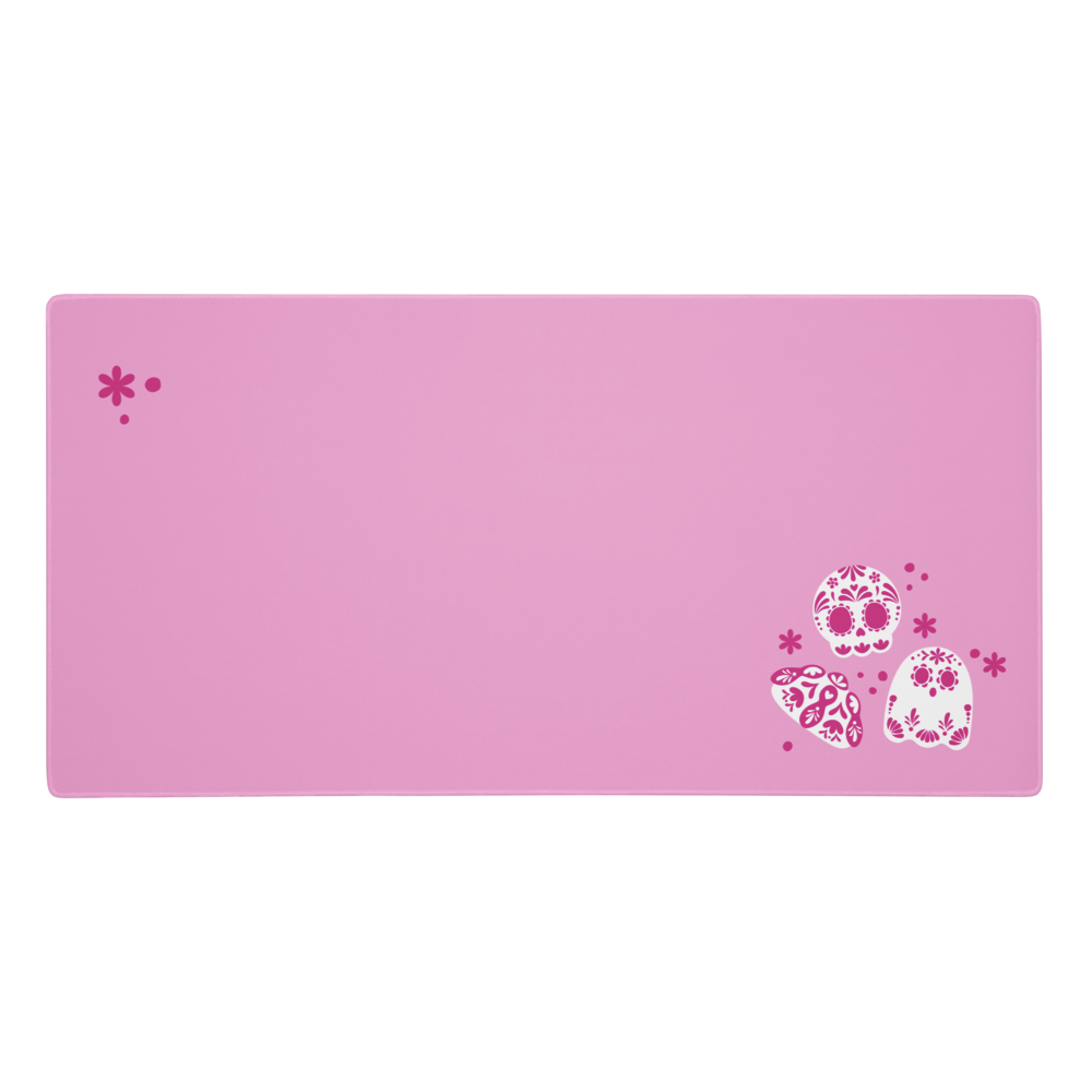 Day of the Dead Pink Simple Desk Mat