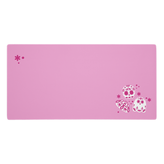 Day of the Dead Pink Simple Desk Mat