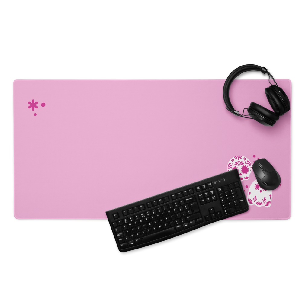 Day of the Dead Pink Simple Desk Mat