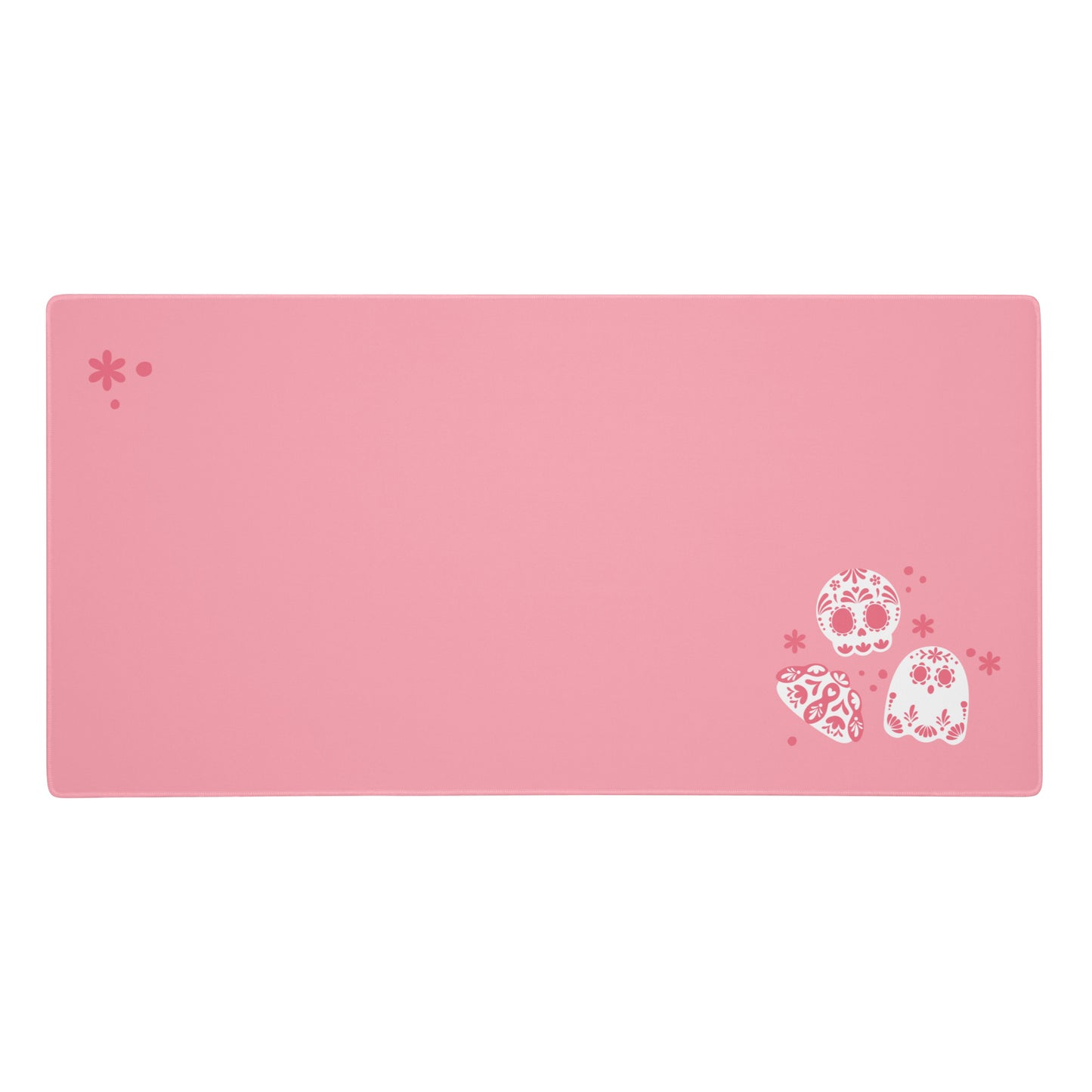 Day of the Dead Light Pink Simple Deak Mat