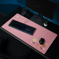 Concha Ghosts Pink Simple Desk Mat