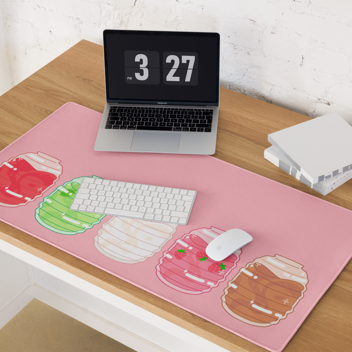 Aguas Frescas Desk Mat Pink