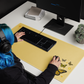 Yellow Butterfly Desk Mat