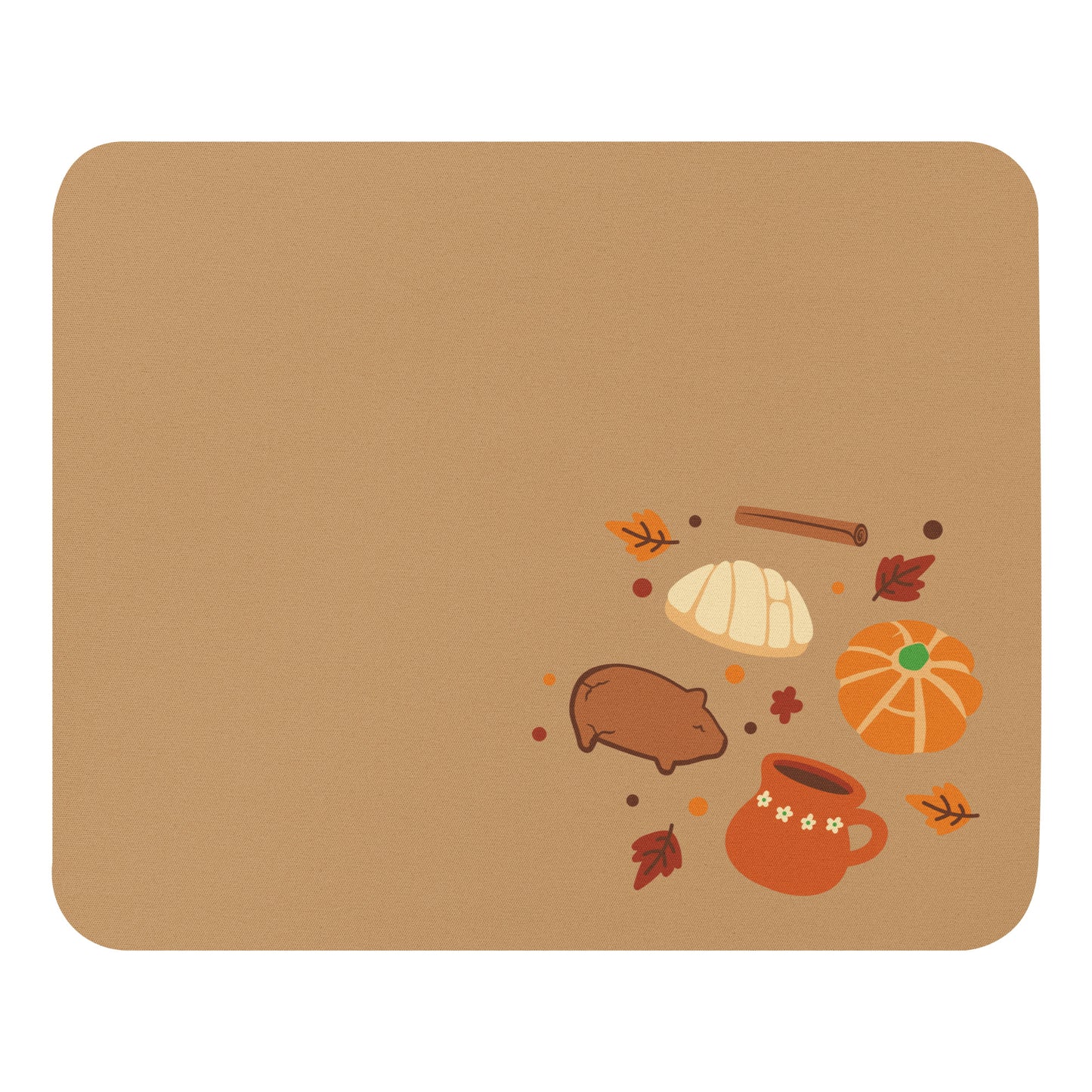 Fall Pan Dulce Simple Small Office Mouse Pad (8.7"x7.1")