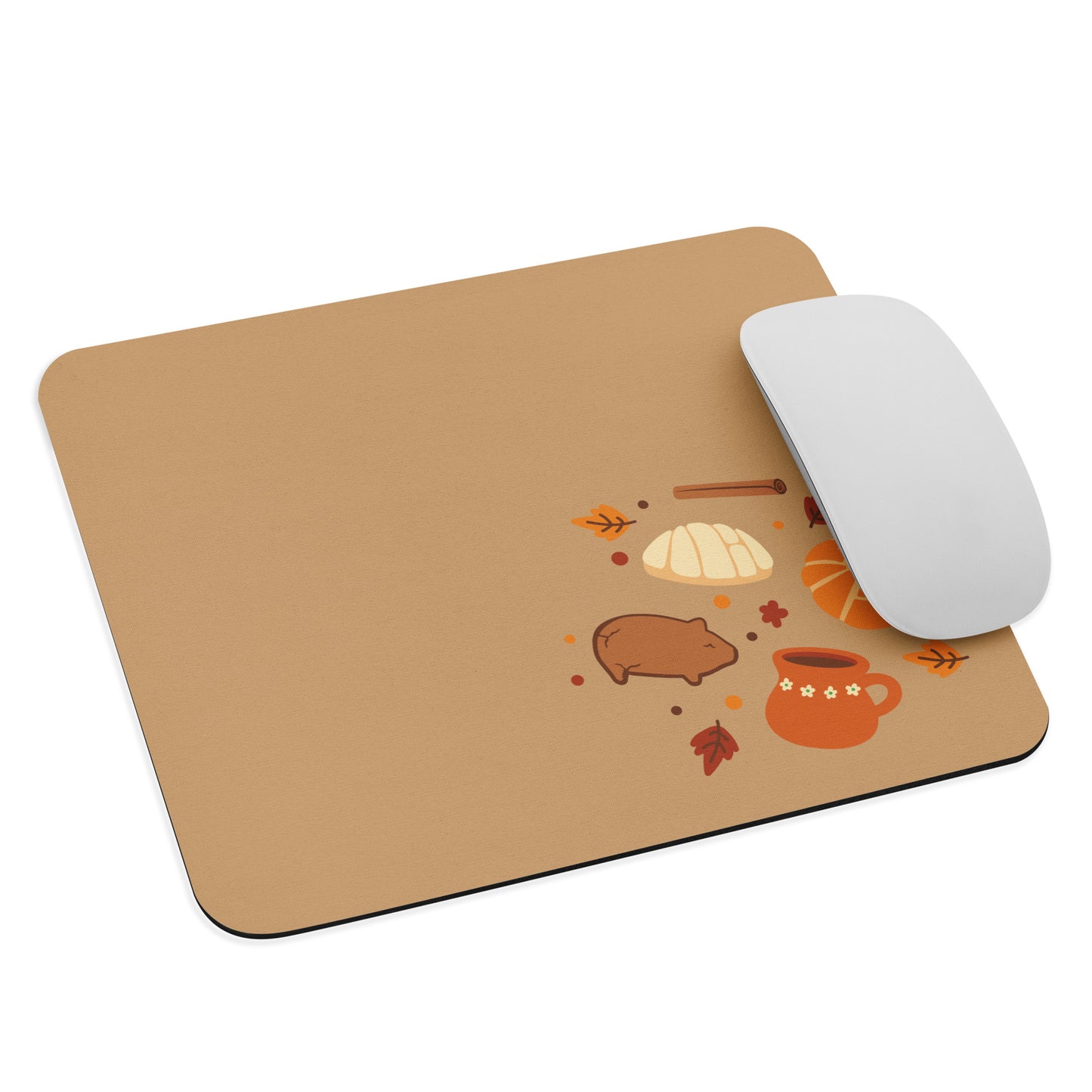 Fall Pan Dulce Simple Small Office Mouse Pad (8.7"x7.1")