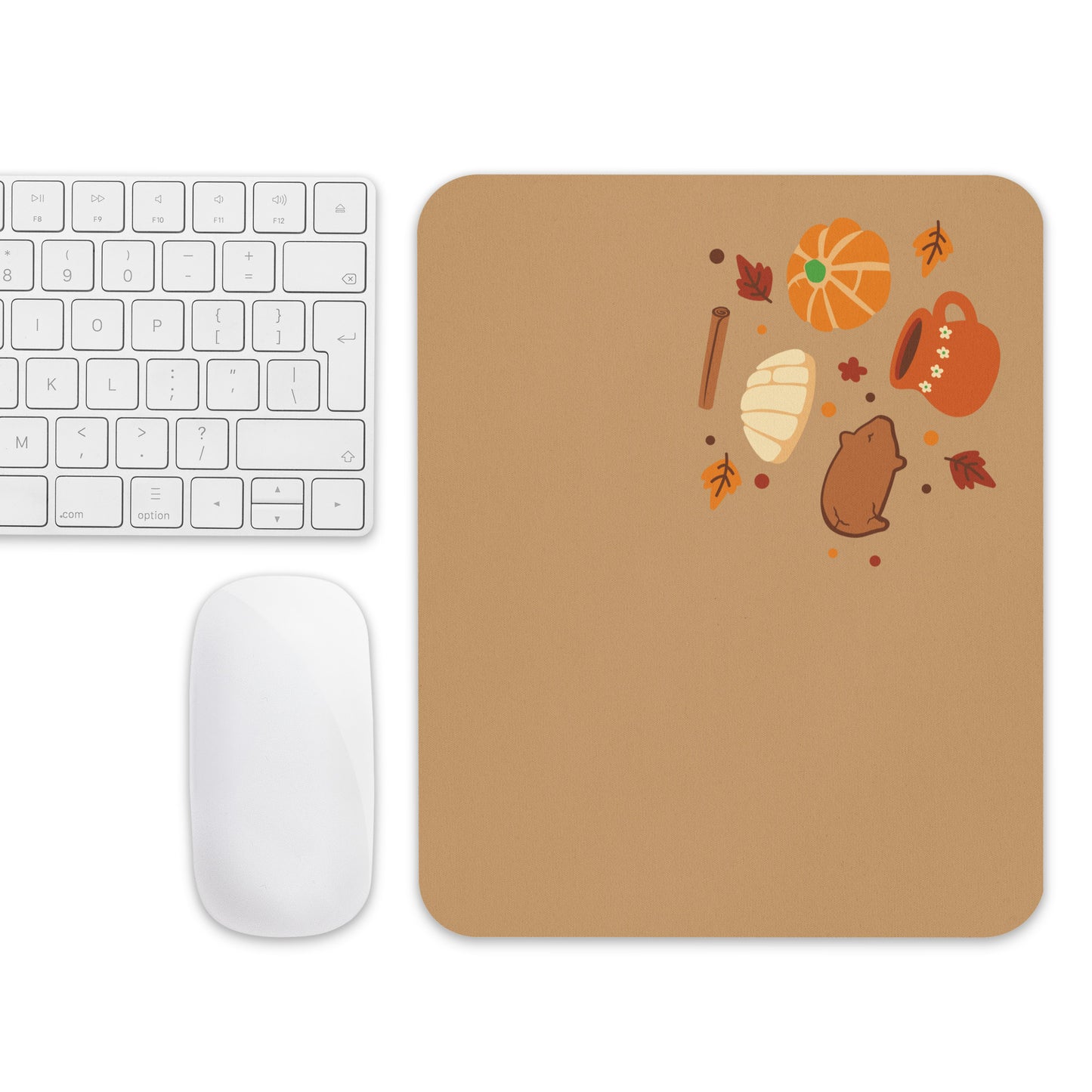 Fall Pan Dulce Simple Small Office Mouse Pad (8.7"x7.1")