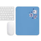 Day of the Dead Blue Simple Small Office Mouse Pad (8.7"x7.1")