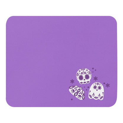 Day of the Dead Purple Simple Small Office Mouse Pad (8.7"x7.1")