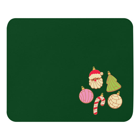 Simple Christmas Green Small Office Mouse Pad (8.7"x7.1")