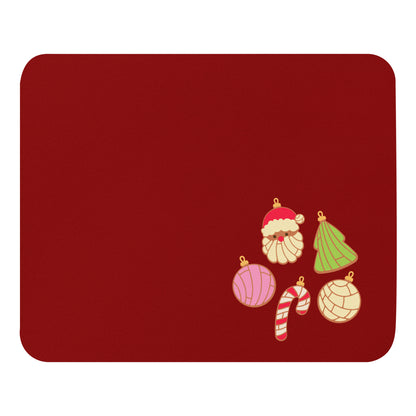 Simple Christmas Red Office Mouse Pad (8.7"x7.1")