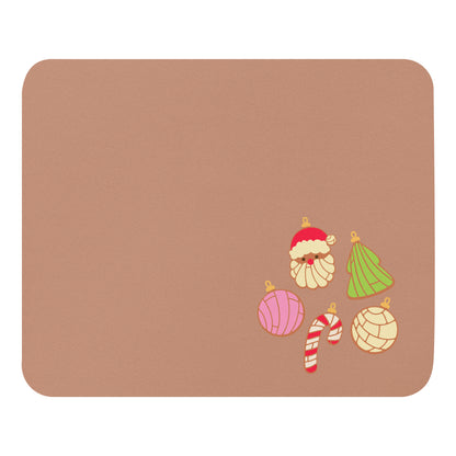 Simple Christmas Brown Small Office Mouse Pad (8.7"x7.1")