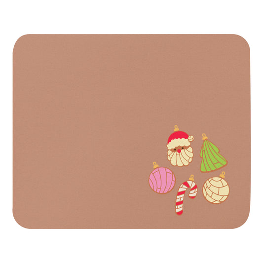 Simple Christmas Brown Small Office Mouse Pad (8.7"x7.1")